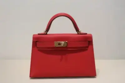Hermès Kelly Mini Sellier Handbag Red