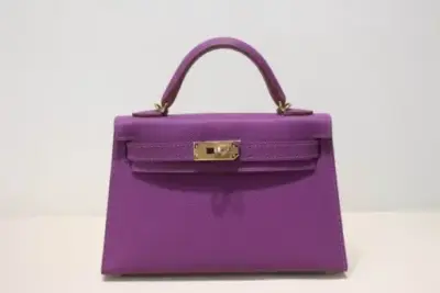 Hermès Kelly Mini Sellier Handbag Jaune Anemone