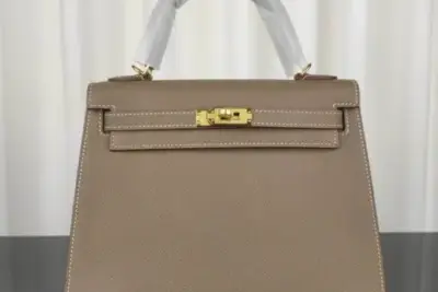 Hermes Kelly Bag Brown beige