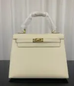Hermes Kelly Bag Lite Off White