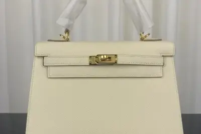 Hermes Kelly Bag Lite Off White