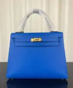 Hermes Kelly Bag Deep Blue