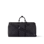 LV Keepall Bandoulière 55 Bag Black