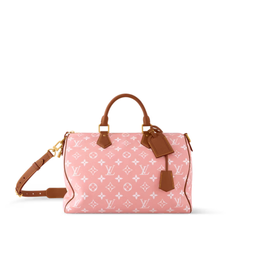 LV Speedy P9 Bandoulière Bag Pink Sakura - Image 3