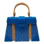 Goyard Pre-Owned Goyardine Saigon PM satchel Blue