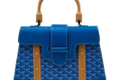 Goyard Pre-Owned Goyardine Saigon PM satchel Blue
