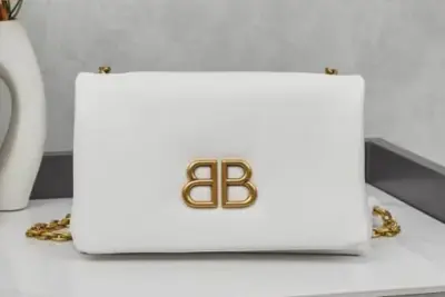 Balenciaga Monaco Bag White