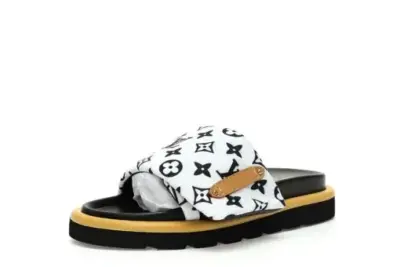LV Slipper White