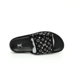 LV Monogram Slipper Black - Image 2
