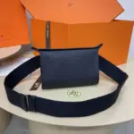 Hermès Videpoches Bag Leather Black