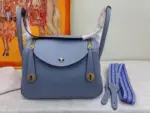 Hermes Lindy Small Bag Navy Blue