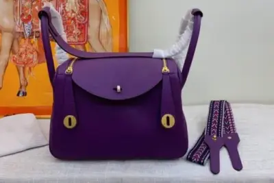 Hermes Lindy Small Bag Purple