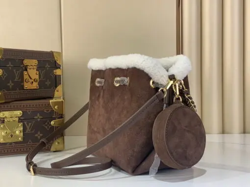 LV Bella Bucket Bag Brown - Image 2
