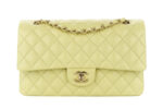 Chanel Classic Double Flap Bag Lime Green