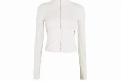 Lululemon Cropped sports sweatshirt White