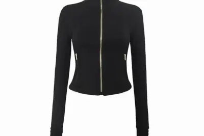 Lululemon Cropped sports sweatshirt Black