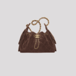 CHANEL 25 Small Handbag Dark Brown