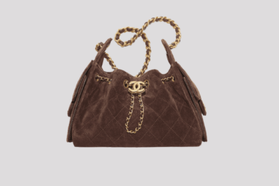 CHANEL 25 Small Handbag Dark Brown