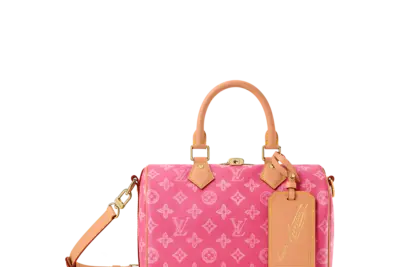 LV Speedy Other Monogram Canvas Fushia Denim