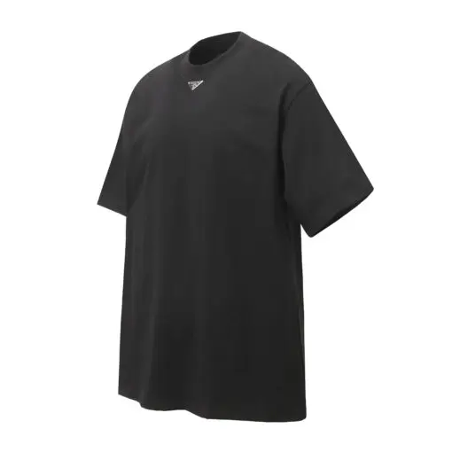 Prada Black Cotton Jersey T-Shirt