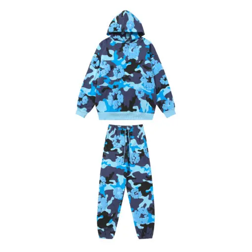 Denim Tears Cotton Wreath Tracksuit Blue Camo