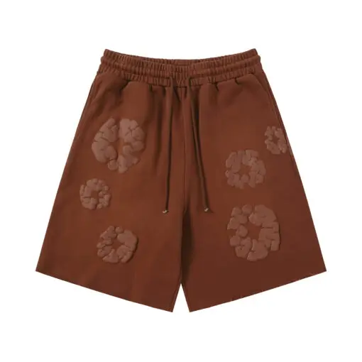Denim Tears Short Brown Floral Print