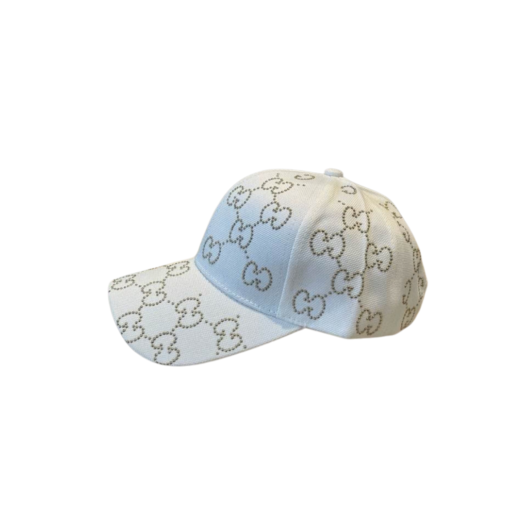 Deluxeside-2026-01-19T155909.141.png Original Ebony Canvas Baseball Cap White - Image 1