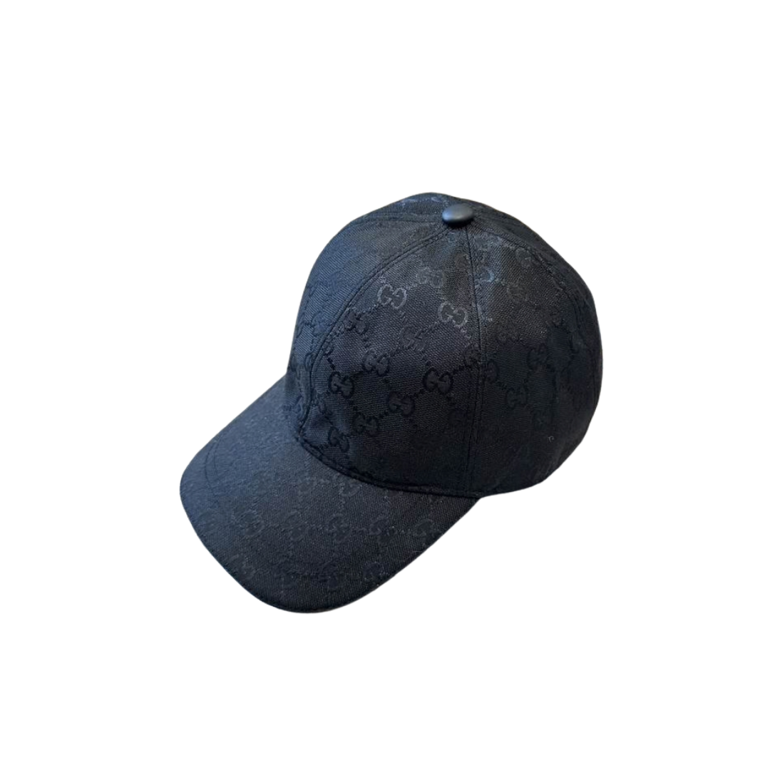 Deluxeside-2026-01-19T162837.979.png Pattern Denim Baseball Cap Black - Image 1
