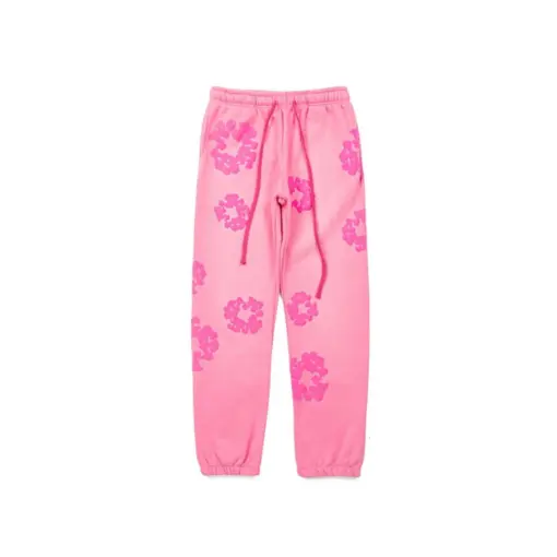 Denim Tears Pink Sweatpant Floral Print
