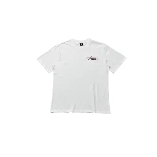 Denim Tears Drama Logo T Shirt White