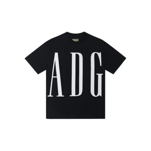 Denim Tears A D G Monogram Design T Shirt Black