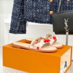 LV x TM Lily Flat Mule Beige