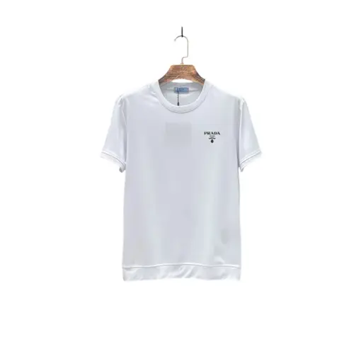 Prada Men’s Round Neck T-Shirt White