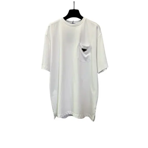 Prada Cotton Jersey T-Shirt White