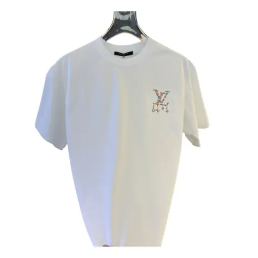LV T-Shirt Embroidered Sweatshirt White
