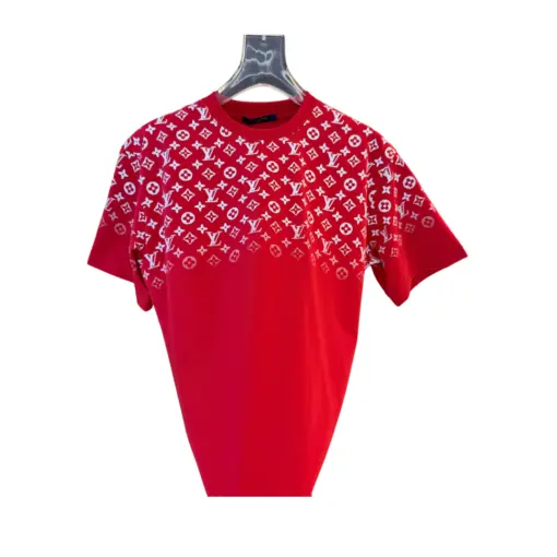 LV T-Shirt Embroidered Sweatshirt Red