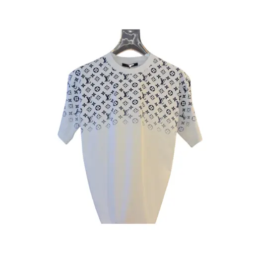 LV Gradient T-Shirt White Cotton Jersey