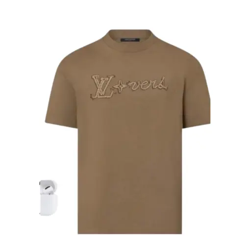 LV Embroidered Signature Cotton T-Shirt