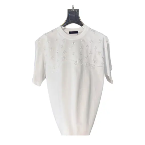 LV Monogram Stud T-Shirt White