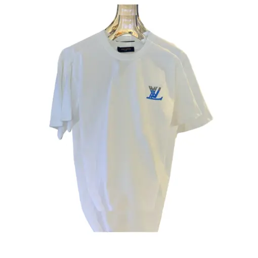 Louis Vuitton Signature Text Logo White