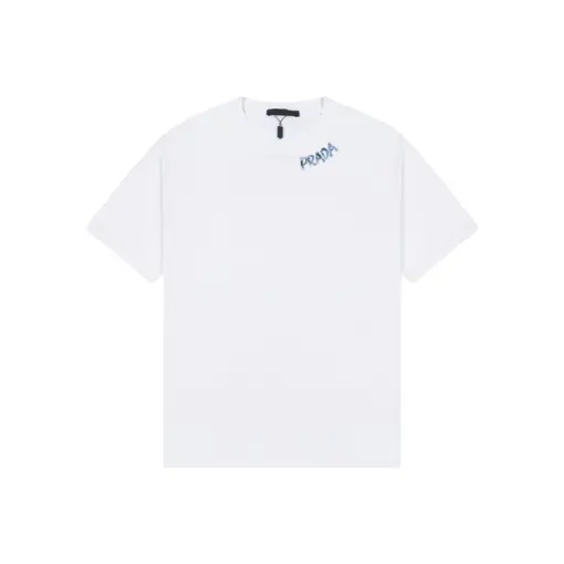 Prada Cotton T-Shirt For Men White
