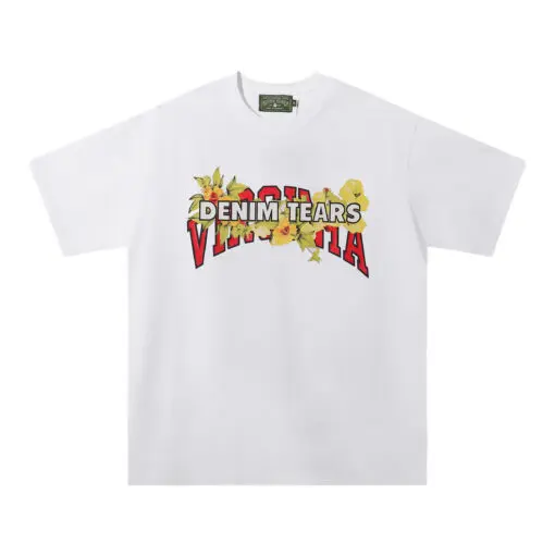 Denim Tears Logo Monogram T Shirt White