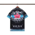 Casablanca Short Set Black Blue With Flower Monogram - Image 3