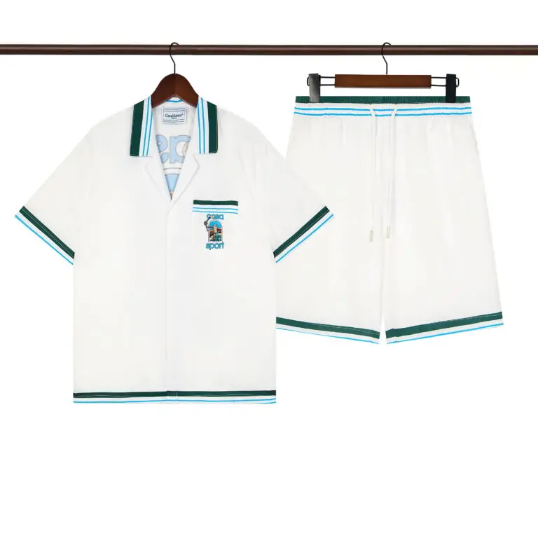 Casablanca Casa Way Cuban-Collar Shirt And Shorts Set