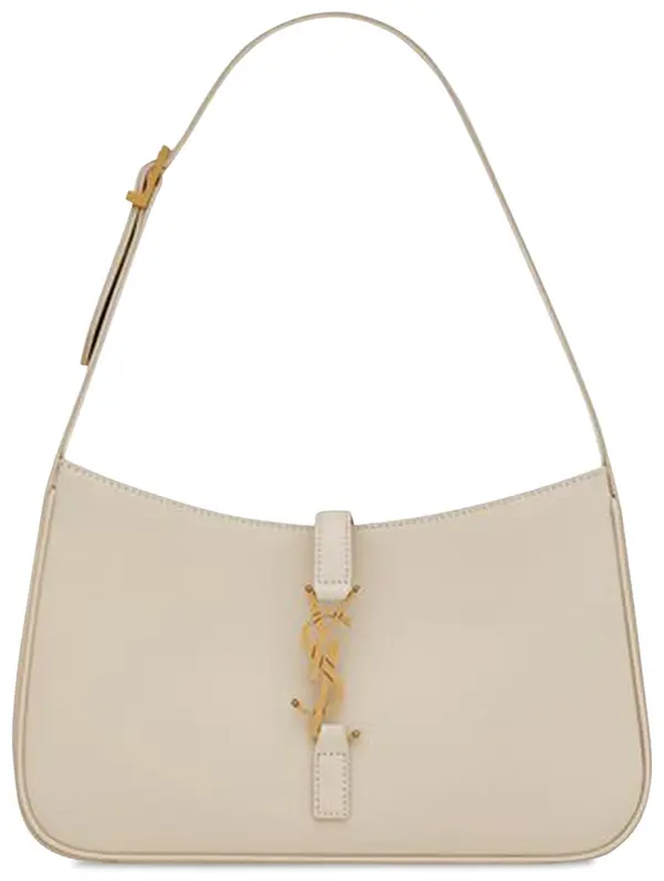 1020708_01.jpg Saint Laurent Le 5 à 7 Cream Hobo Bag - Image 1