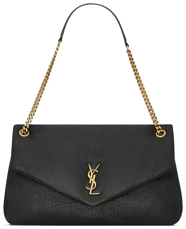 1383841_01.jpg Saint Laurent Calypso Black Shoulder Bag - Image 1