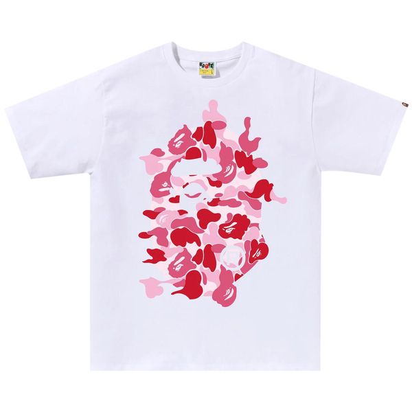 1392456_01.jpg BAPE ABC Camo Rebuild Big Ape Head Tee ‘White/Pink’ - Image 1