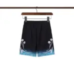 Casablanca Short Set Black Blue With Flower Monogram - Image 2