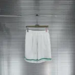 Casablanca Short Set White With Green Borderline - Image 2