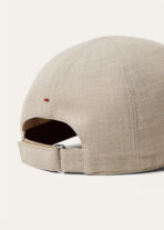Loro Piana Linen Beige Baseball Cap - Image 2